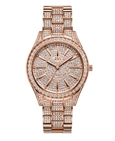 Jbw Women's Cristal Diamond (1/8 ct. t.w.) Watch in 18k Rose Gold-plated Stainless-steel Watch 38mm