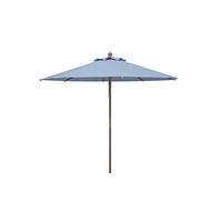 Safavieh Cannes 9Ft Wooden Outdoor Umbrella