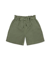 Hope & Henry Toddler Girls Pull-On Cinched Waist Linen Short