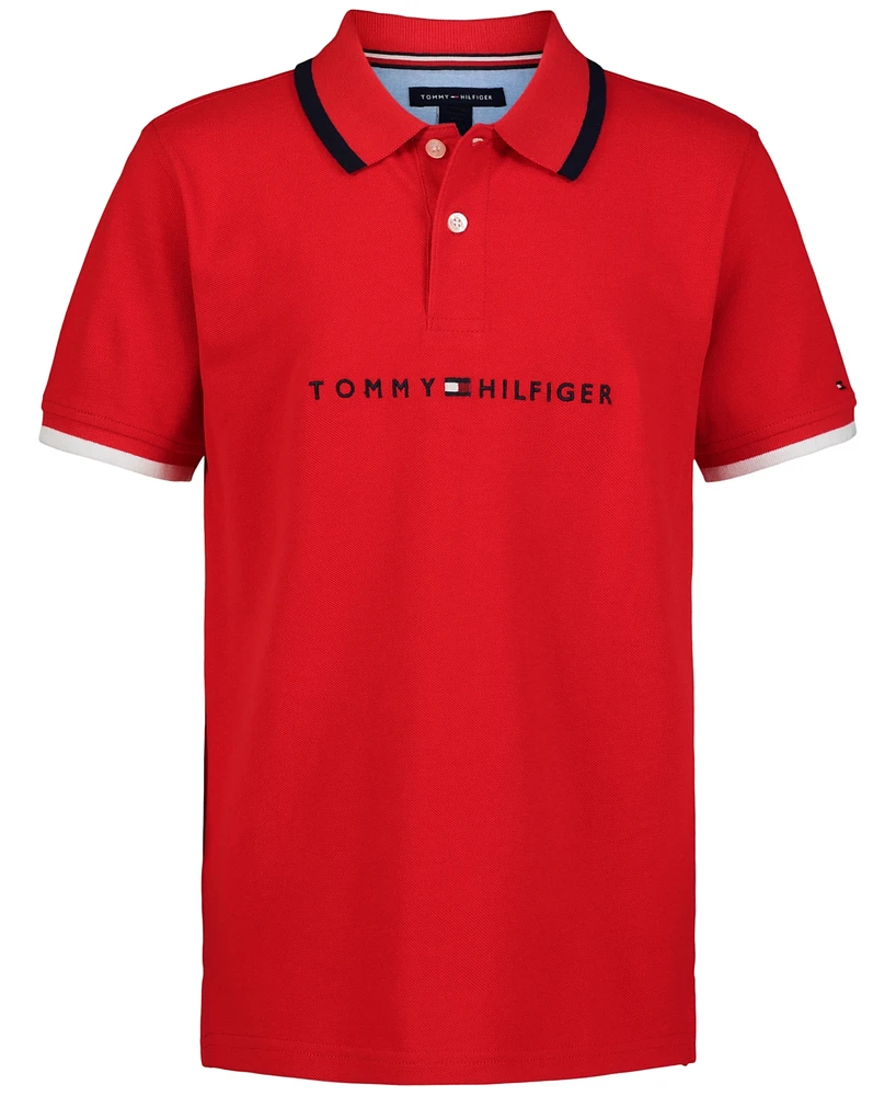 Tommy Hilfiger Toddler Boys Tomas Embroidered Logo Polo Shirt