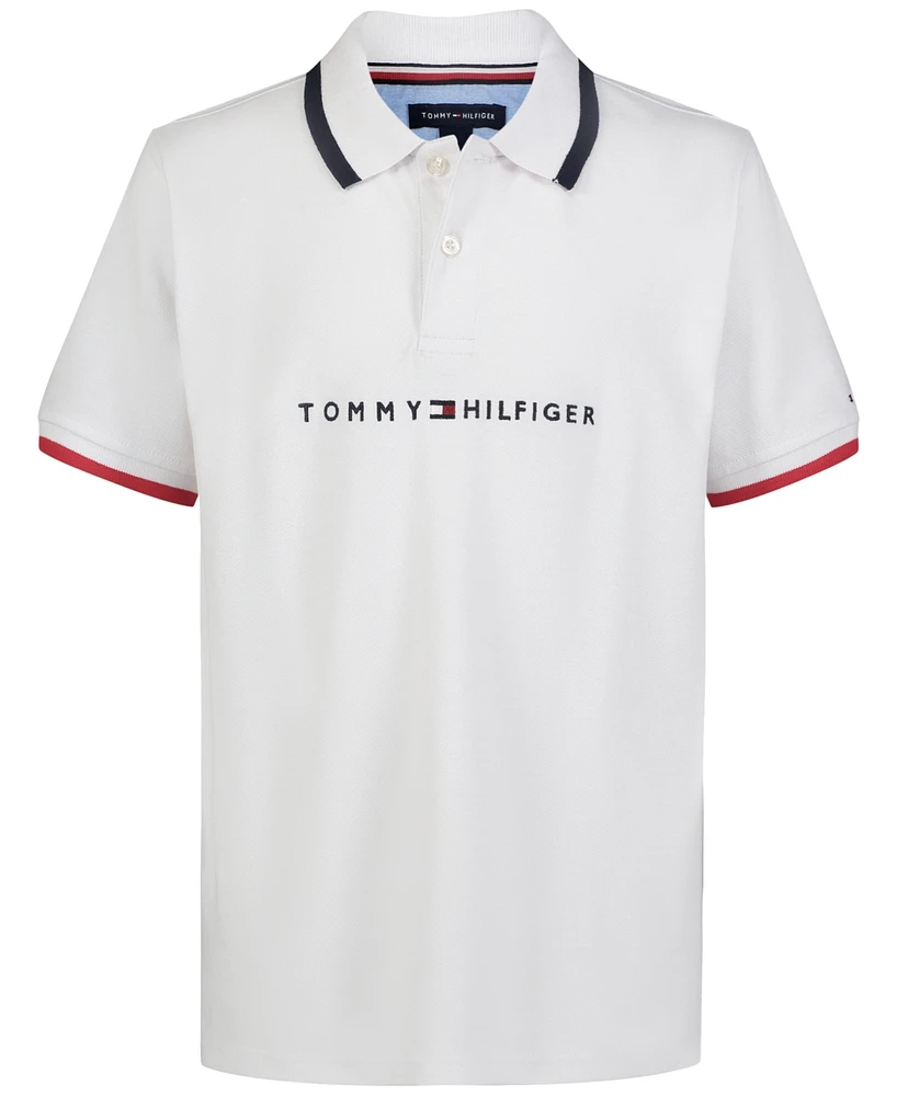 Tommy Hilfiger Little Boys Tomas Embroidered Logo Polo Shirt