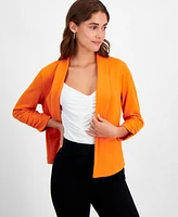 Bar Iii Petite 3/4-Sleeve Shawl-Collar Blazer