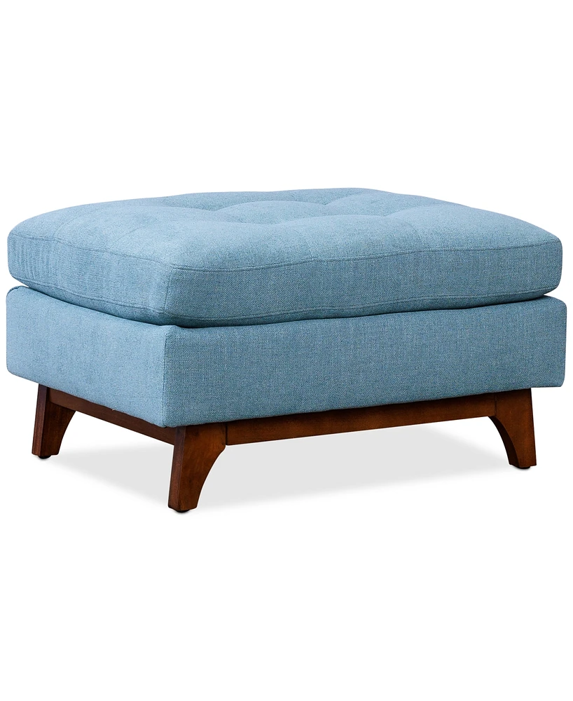 Nari 32" Fabric Tufted Ottoman, Created for Macy's