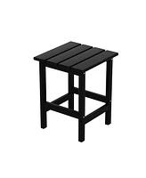 WestinTrends 3 Piece set Outdoor Patio Poly Adirondack rocking chairs with side table