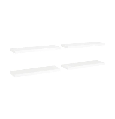 vidaXL Floating Wall Shelves pcs 31.5"x9.3"x1.5" Mdf