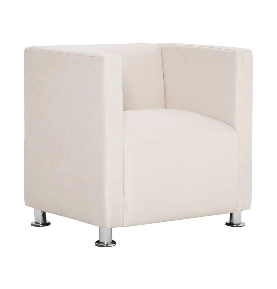 vidaXL Cube Armchair Fabric