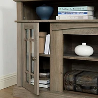 Modern Tv Stand for 65" Tv with Storage Space, Wash 58.25"x15.75"x32"