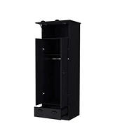 Simplie Fun Lakewood Double Door And 1-Drawer Armoire