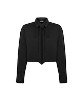 Nocturne Women's Shirt with Tie Detail