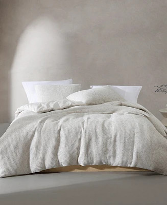 Calvin Klein Speckled Waffle 3 Piece Duvet Cover Set