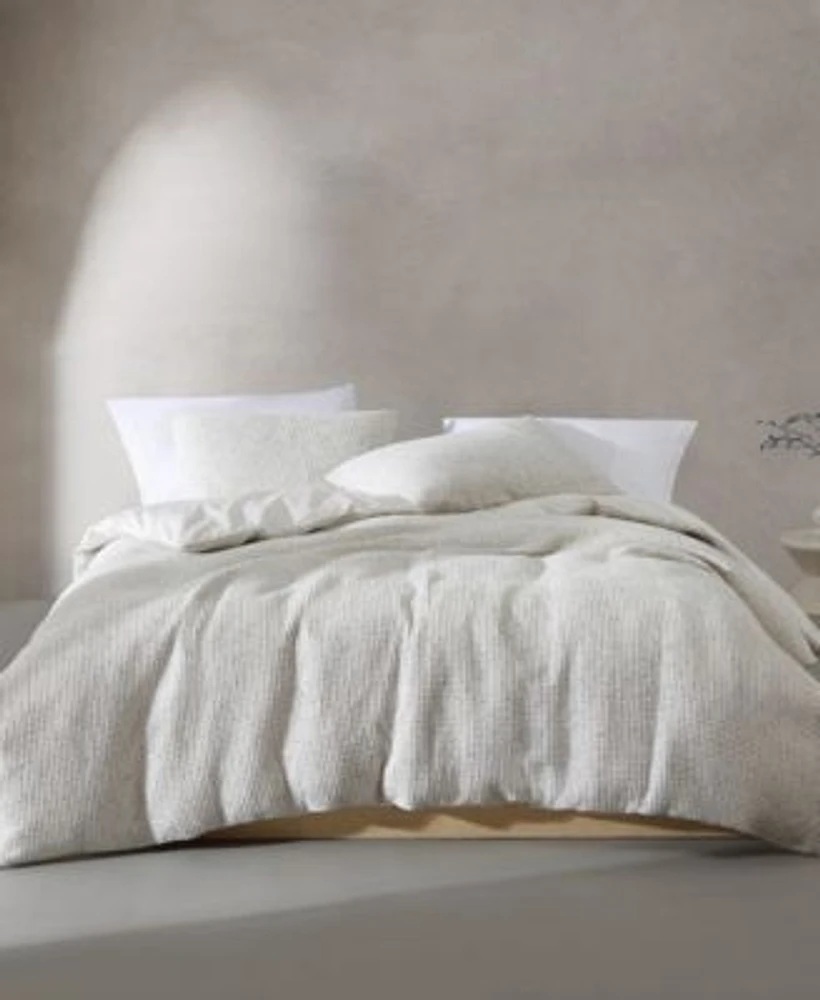 Calvin Klein Speckled Waffle Duvet Cover Sets