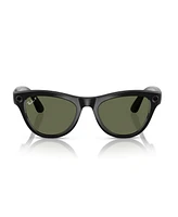 Ray-Ban Meta Skyler Polarized Sunglasses, Polar RW4010