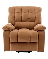 Simplie Fun Electric Power Lift Massage Recliner - Light Brown