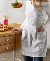 Design Imports Women's Spring Summer Apron Collection Adjustable, Two Large Pockets Extra Long Ties, One Size Fits Most