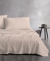 Purity Home 400 Thread Count Wrinkle Resistant Cotton Sateen -Pc. Sheet Set