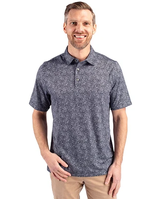 Cutter & Buck Men's Pike Constellation Print Stretch Polo Shirt