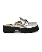 Nine West Women's Duntal Slip-On Round Toe Casual Loafer Mules