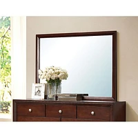 Streamdale Furniture Ilana Mirror In Brown Cherry