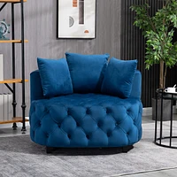 Streamdale Furniture Accent Chair Classical Barrel Chair For Living Room Modern Leisure Sofa Chair