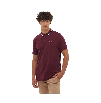 Bench Dna Men's Gruff Contrast Tipping Polo Shirt - BN2M117433