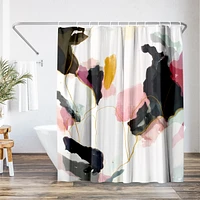 71x74 Abstract Shower Curtain - Homecoming by Louise Robinson