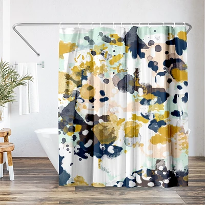 71x74 Abstract Shower Curtain - Sloane by Charlotte Winter