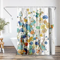 71x74 Floral Shower Curtain