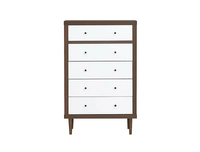 Slickblue Antique-Style Free-Standing Dresser with 5 Drawers