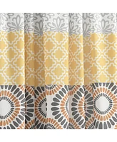 Lush Decor Bohemian Stripe Window Curtain Panels