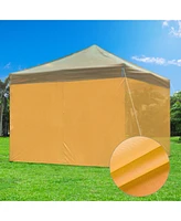 InstaHibit Sidewall UV30+ Fits 10x10ft Canopy Outdoor Picnic 1 Piece Backyard