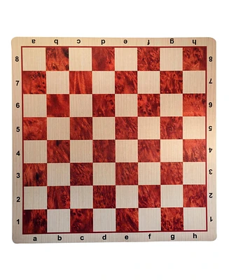 We Games Mousepad Tournament Chessboard, Wood Grain Print