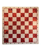 We Games Mousepad Tournament Chessboard, Wood Grain Print