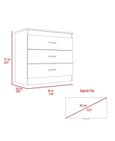 Bethage 3-Drawer Dresser Black Wengue