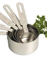 Rsvp International Endurance Stainless Steel 5 Piece Measuring Cup Set