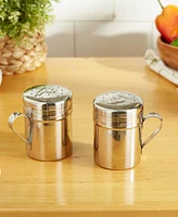 Rsvp International Endurance Stainless Steel 2 Piece 10 ounce Stovetop Salt Pepper