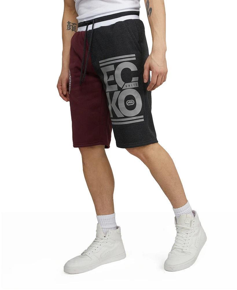 Ecko Unltd Men's Starting Lineup Fleece Short