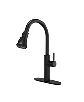 Mondawe Kitchen Sink Faucet,4 Functions Spray Head, Sink Faucet,Four Modes Pull-Down Kitchen Faucets,Swiveling Bar Kitchen Faucet