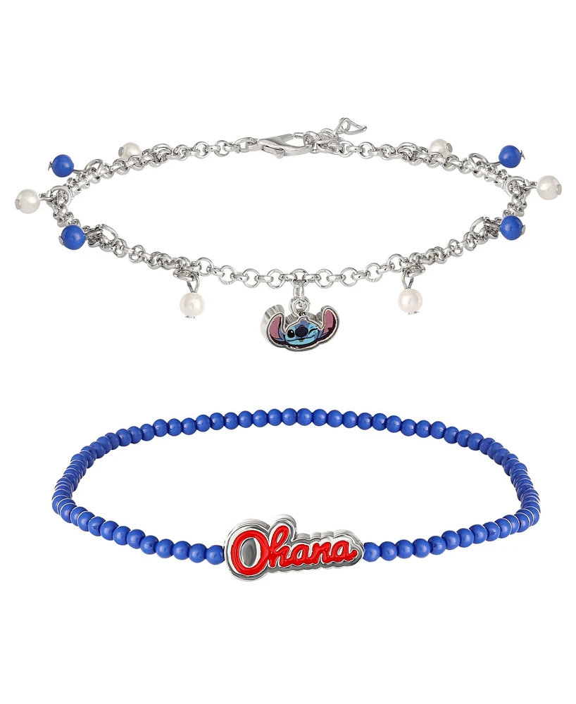 Disney Lilo and Stitch Fashion Anklets - 2PC Set