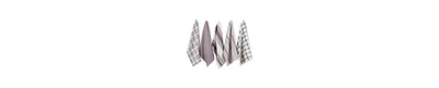 Design Imports Assorted Woven, Kitchen Dishtowel Set, 18x28", Eggplant, 5 Piece