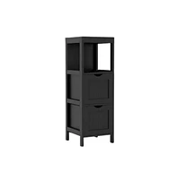 Slickblue Freestanding Storage Cabinet with 2 Removable Drawers for Bathroom