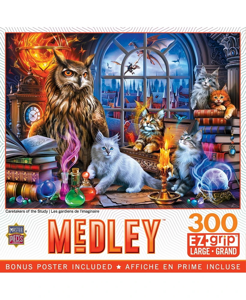 Masterpieces Medley - Caretakers of the Study 300 Piece Ez Grip Puzzle