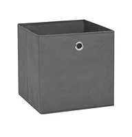 vidaXL Storage Boxes pcs Non-woven Fabric 11"x11"x11