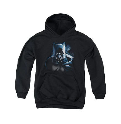 Batman Boys Youth Dont Mess With The Bat Pull Over Hoodie / Hooded Sweatshirt