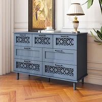 7 Drawer Cabinet, American Furniture, Suitable For Bedroom, Living Room, Study