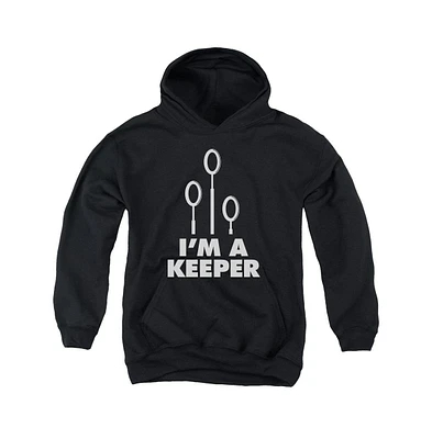 Harry Potter Boys Youth Keeper Pull Over Hoodie / Hooded Sweatshirt