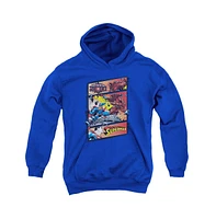 Superman Boys Youth Vs Zod Pull Over Hoodie / Hooded Sweatshirt