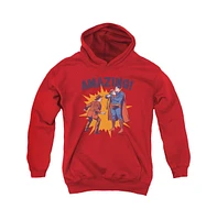 Superman Boys Youth Amazing Pull Over Hoodie / Hooded Sweatshirt