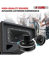 5 Core Compression Driver 1" Exit Screw-On Horn 200W Pmpo Tweeter Driver Unit High Frequency 8 Ohms 1" Voice Coil - 5C-D26