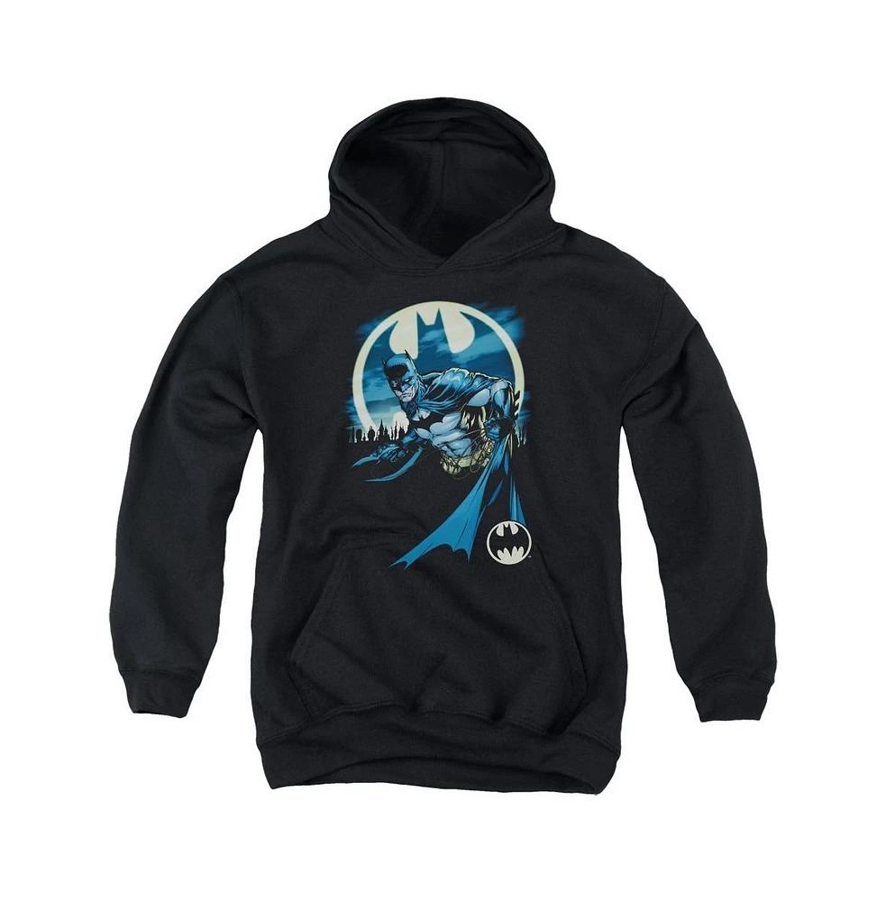 Batman Boys Youth Heed The Call Pull Over Hoodie / Hooded Sweatshirt