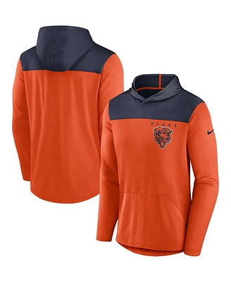Nike Men's Orange Chicago Bears Fan Gear Pullover Hoodie
